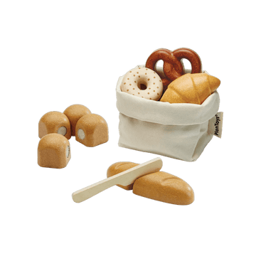 bread set - houten broodset - plantoys